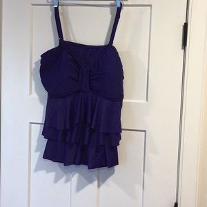 Catalina tankini only!  No brief!  Beautiful vibrant purple color!